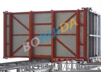 Building Material and Passenger Hoist Elevators 150 m Lifting Height